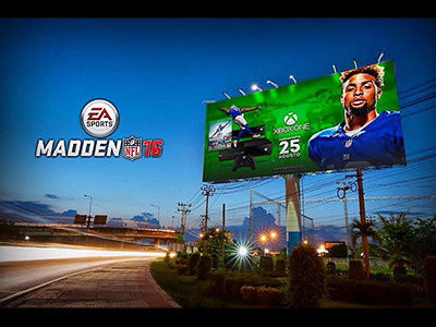 MADDEN 16 billboard madden photoshop print xbox