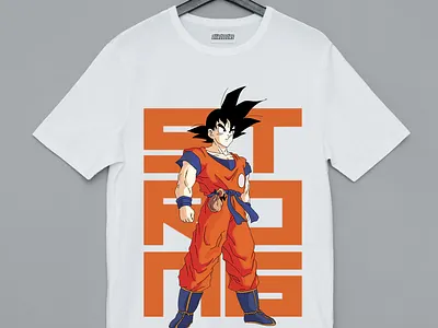 DBZ 'GOKU' Screen Prints bouldering dragonball z graphic design graphic illustration rock climbing screen printing silk screening t shirt design