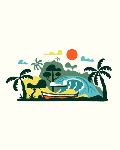 Puerto Viejo | Moodboard Monday 04 design freelance illustrator graphic design illustration travel illustration