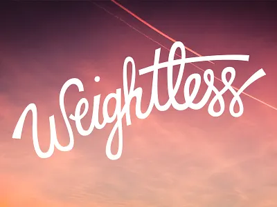 Weightless hand lettering script sky unsplash washed out weightless