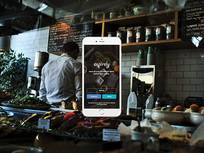 Expirely App Preview app apple coming soon ios iphone 6 mobile onboarding preview ui