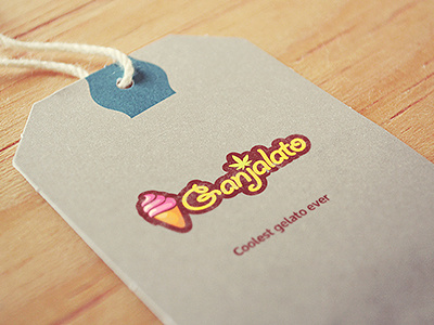 Ganjalato Logo design 99designs competition logo icecream theedesigner