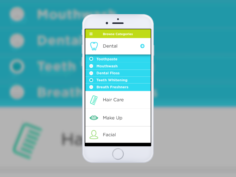Green Owl App made with invision