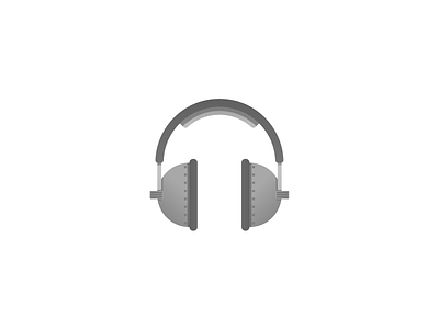 Headphones headphones icon illustration listen music