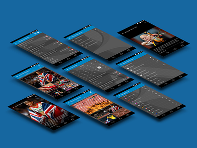 Rio 2016 Olympics android calendar date gallery list mobile notifications olympics photography slideshow sports ui