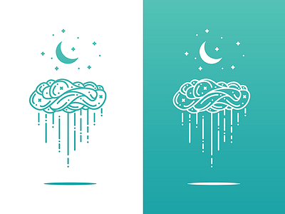 Clouds WIP clouds. cloudy moon rain rainy weather