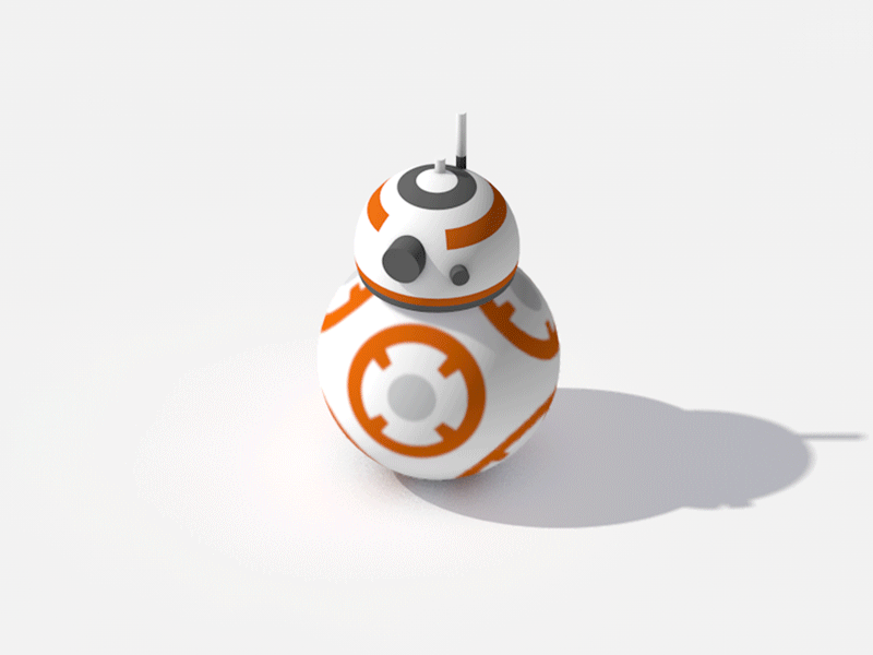 BB-8 bb8 droid isometry starwars theforceawakens