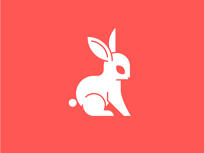 Albino Rabbit albino branding bunny laboratory logo rabbit science test white