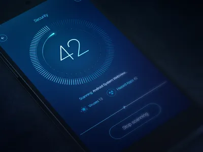 Android Antivirus Application android antivirus counter scaning