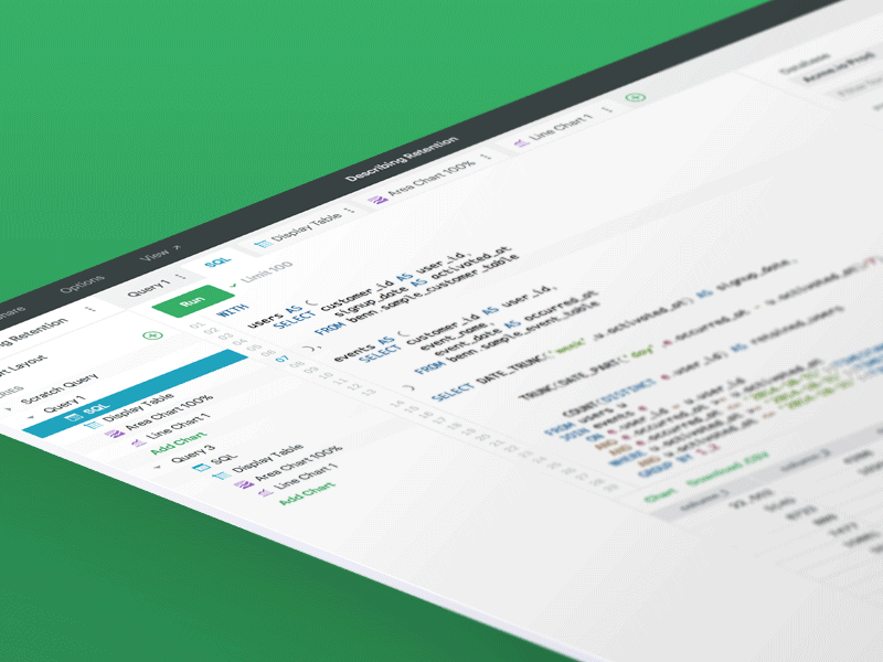 Multi-Query Reports analytics dashboards mode reporting sql ui