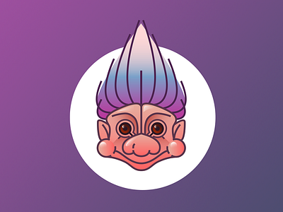 Troll Doll doll illustration mark sticker troll