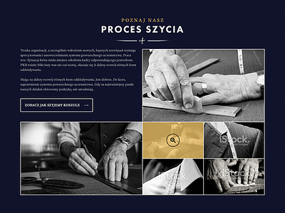 Pracownia Krawiecka Miler Bespoke bigbackground blue header hero heroimage tailor web website