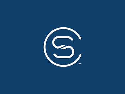 Counterstrain brand cs identity logo mark physical therapy
