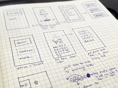 Wordplay Sketches game ios pen and paper sketch words