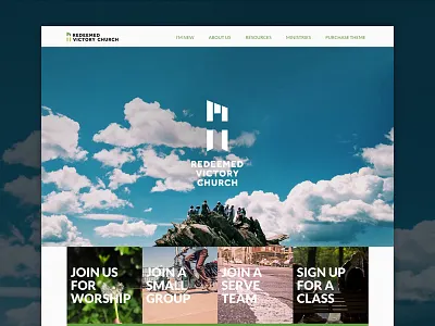 Spurgeon church design flat grid responsive site web website