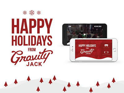 Happy Holidays UI 360 360 video android cardboard christmas google cardboard ios ui user interface video vr