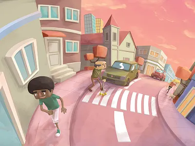 Mistakeland car fiat illustration mistakeland perspective vacilandia