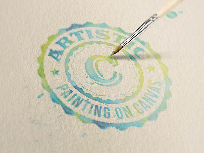 Free Logo Or Text Mock-up artistic brush free free download freebie logo mockup mock up mockup photoshop text mockup