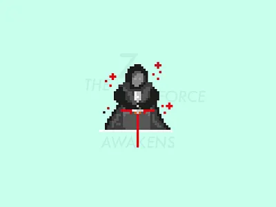 Kylo Ren // Star Wars 7 icon kilo ren pixels star wars starwars vector wars