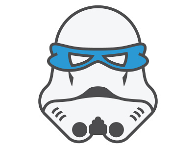 Storm Ninja Dribbble fun mutant ninja pizza stars starwars storm teenage trooper turtle wars