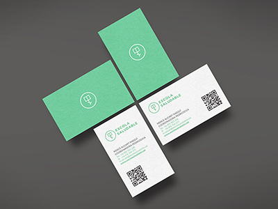 Escola Saludable branding design logotype