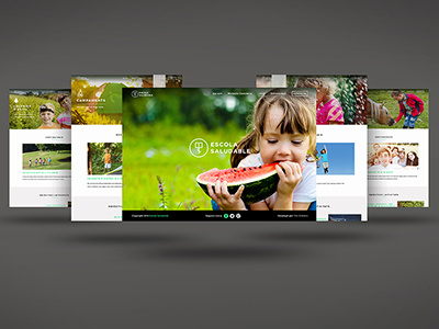 Escola Saludable design web