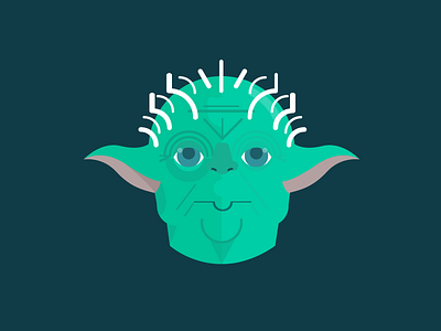 yoda characters colors icons illustration star wars the force awakens vector yoda