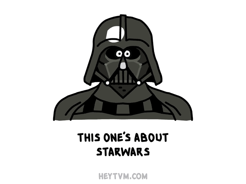 Star War animation gif heytvm illustration starwars starwarsday