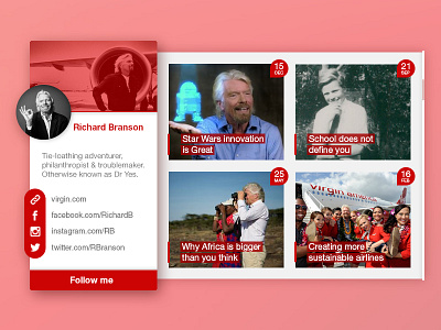 User Profile 006 branson daily ui profile red richard richard branson ui ui elements user user profile virgin