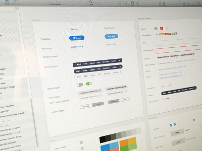 UI elements [WIP] admin application design ui ui kit user interface user interface kit web application webdesign