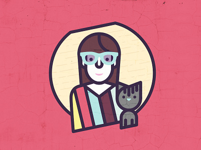 Movimiento character illustration vector