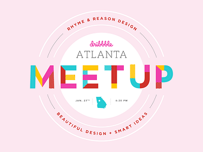 ATL Meetup atlanta badge beer dribbble dribbble meetup georgia meetup reason rhyme