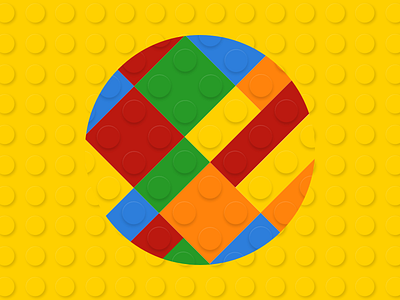 Lego Board colour lego vector