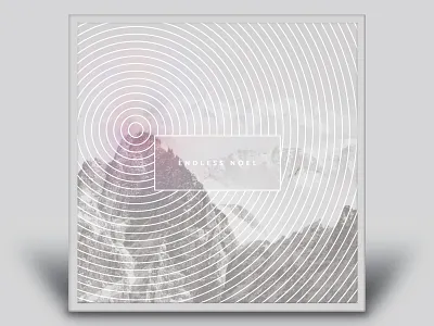 Endless Noel album branding christmas design mountain music
