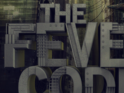 The Fever Code 3d type book cover construction fever code illustration maze runner rendering stuart wade typography