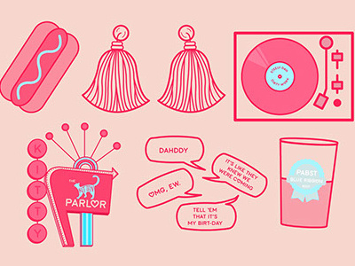 Best Friends design icon illustration line simple