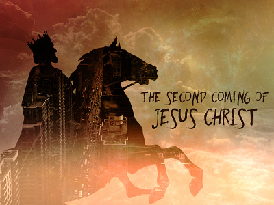 Second Coming christian design graphic