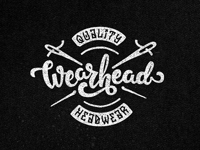 Wearhead lettering #1 headwear lettering snapback type typography wearhead