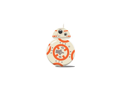 BB8 bb8 droid illustration star wars the force awakens