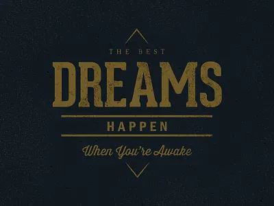 The Best Dreams create design dreams font lettering quotes type typography