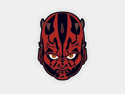 MELON MAUL darth maul illustration maul sith starwars storm storm troopers trooper troops vector