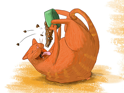 page 9 cat illustration picture book