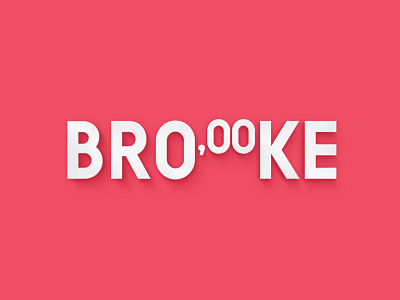 Broke broke cash creative logo nomoney poor simple typo