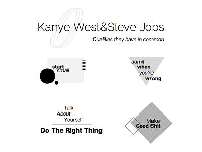 Kanye Jobs Qualities of a Great Man kanye west steve jobs