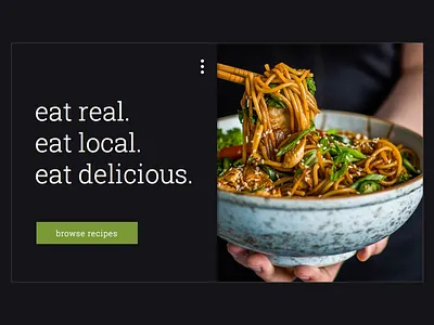 DailyUI Day 003 Landing Page (above the fold) 003 dailyui