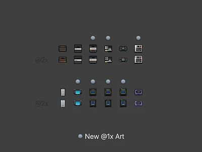 OpenEmu Consoles @2x Round 2 16x16 32x32 @2x consoles emulator icons openemu pixel art retina video games videogames