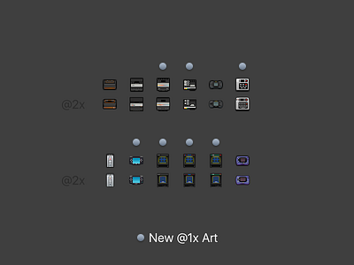 OpenEmu Consoles @2x Round 2 16x16 32x32 @2x consoles emulator icons openemu pixel art retina video games videogames