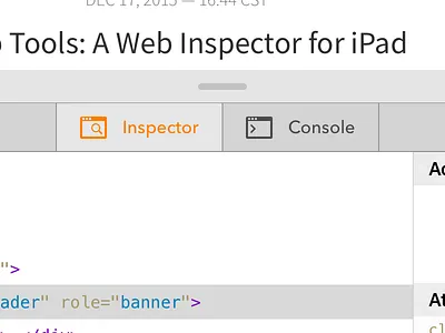 Upcoming Tab Bar for Web Tools app ios ipad web development