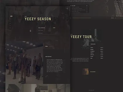Yeezy Season art design kanye minimalism music ui web yeezy