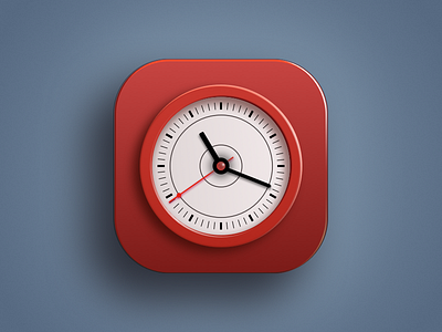 Clock clock icon practise sketch